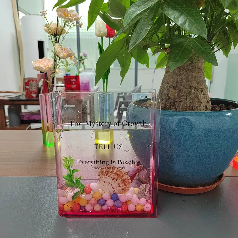 Book Vase Flower
