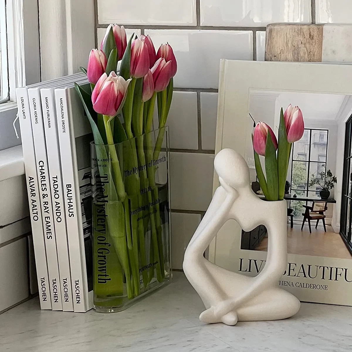 Book Vase Flower
