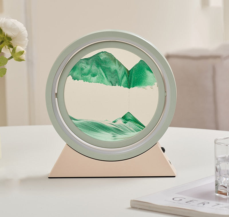 3D Moving Sand Table Lamp