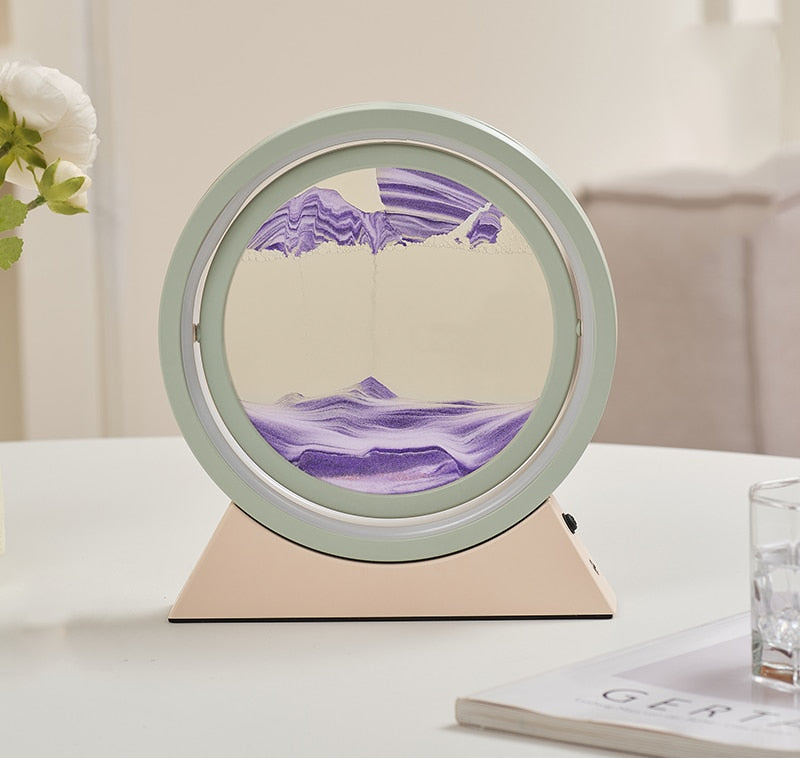 3D Moving Sand Table Lamp
