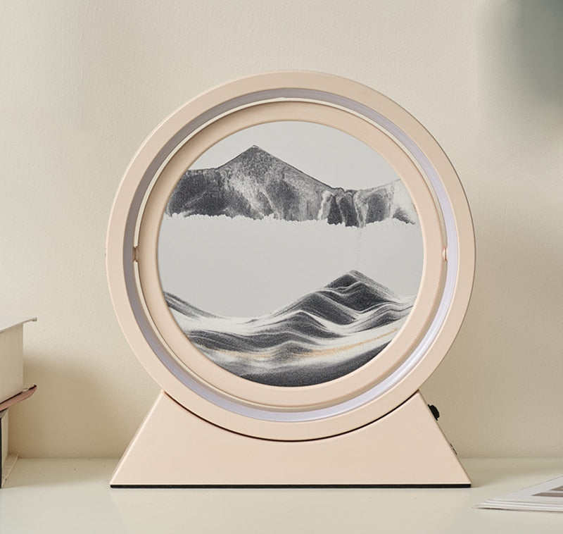 3D Moving Sand Table Lamp