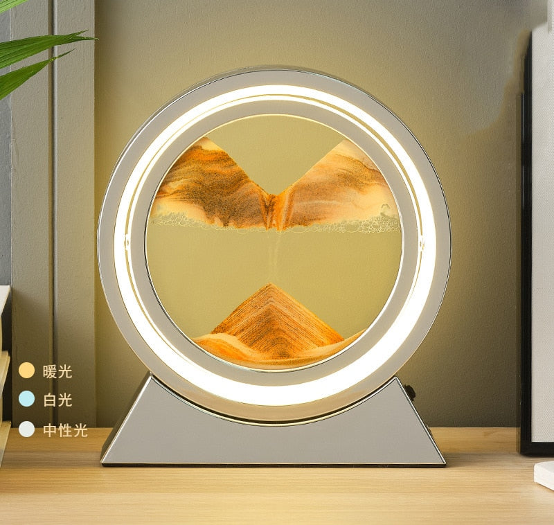 3D Moving Sand Table Lamp