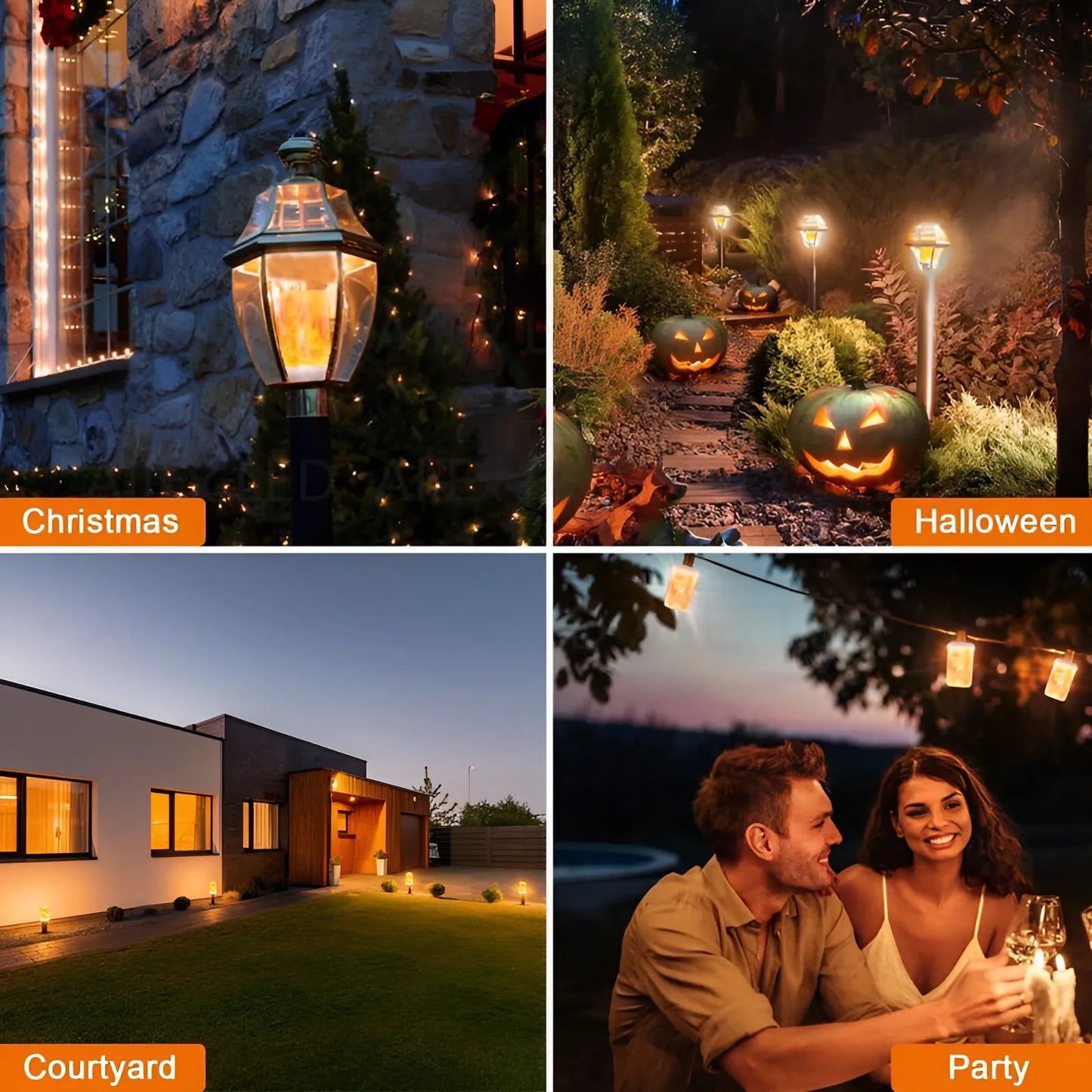 LED Flame Lightning Bulb