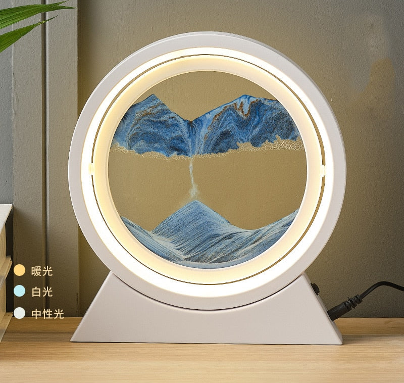 3D Moving Sand Table Lamp