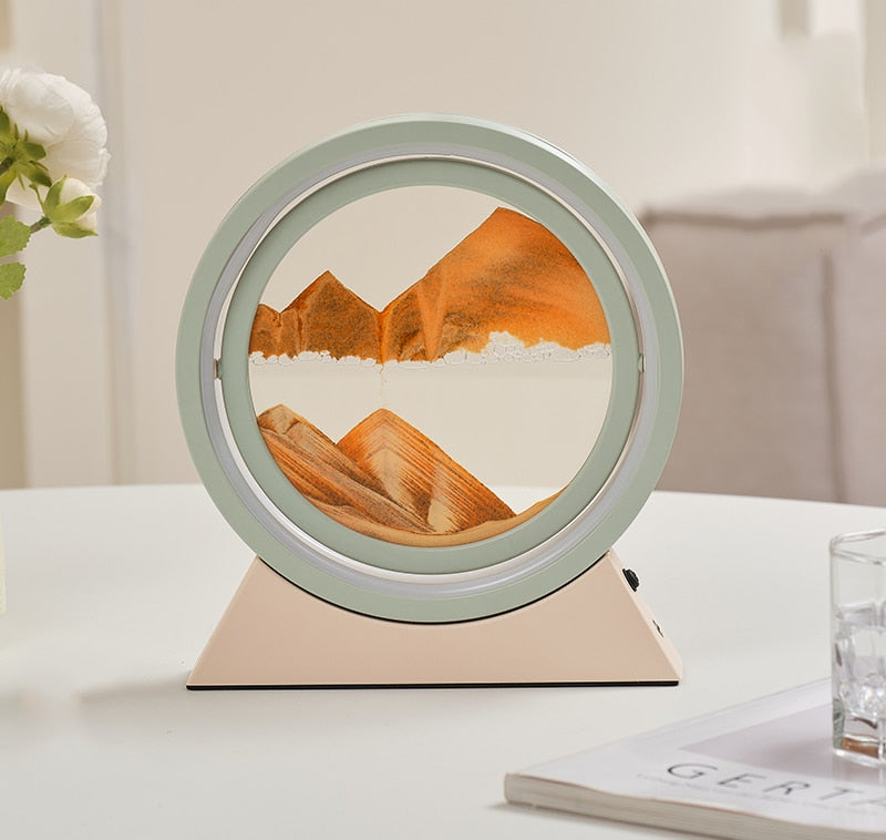 3D Moving Sand Table Lamp