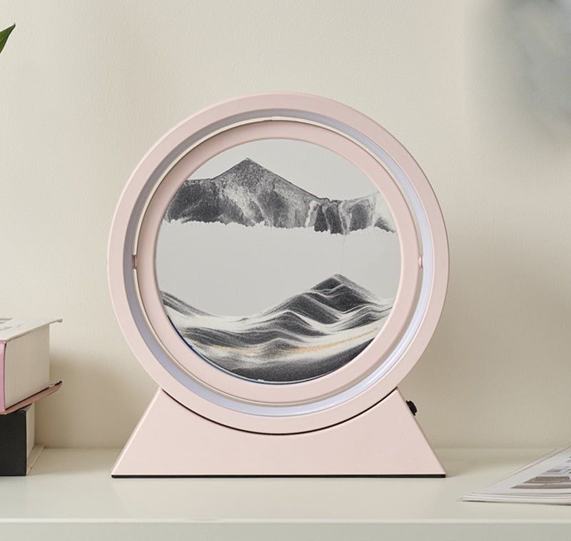 3D Moving Sand Table Lamp
