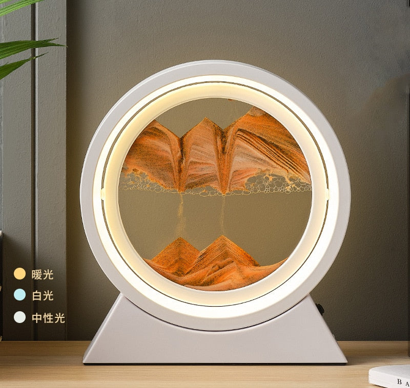 3D Moving Sand Table Lamp