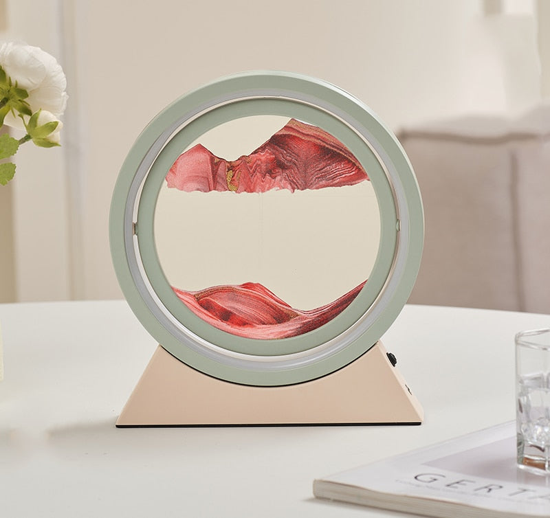 3D Moving Sand Table Lamp