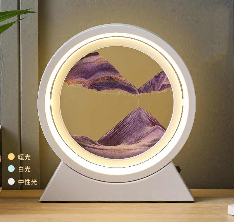 3D Moving Sand Table Lamp