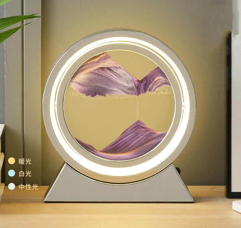 3D Moving Sand Table Lamp