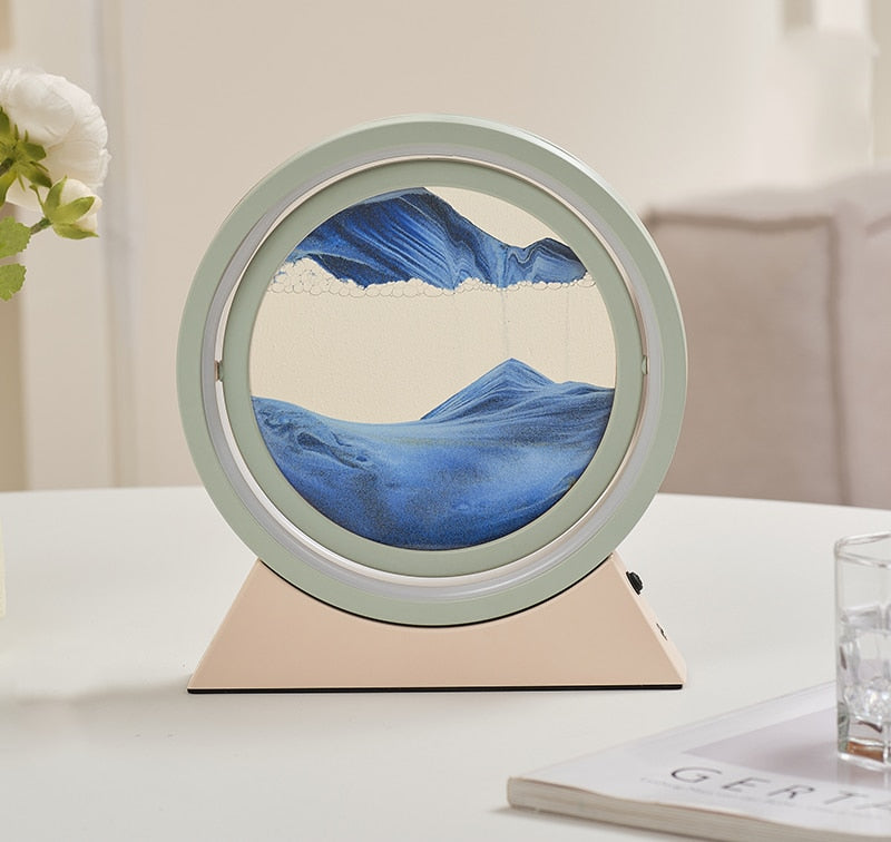 3D Moving Sand Table Lamp