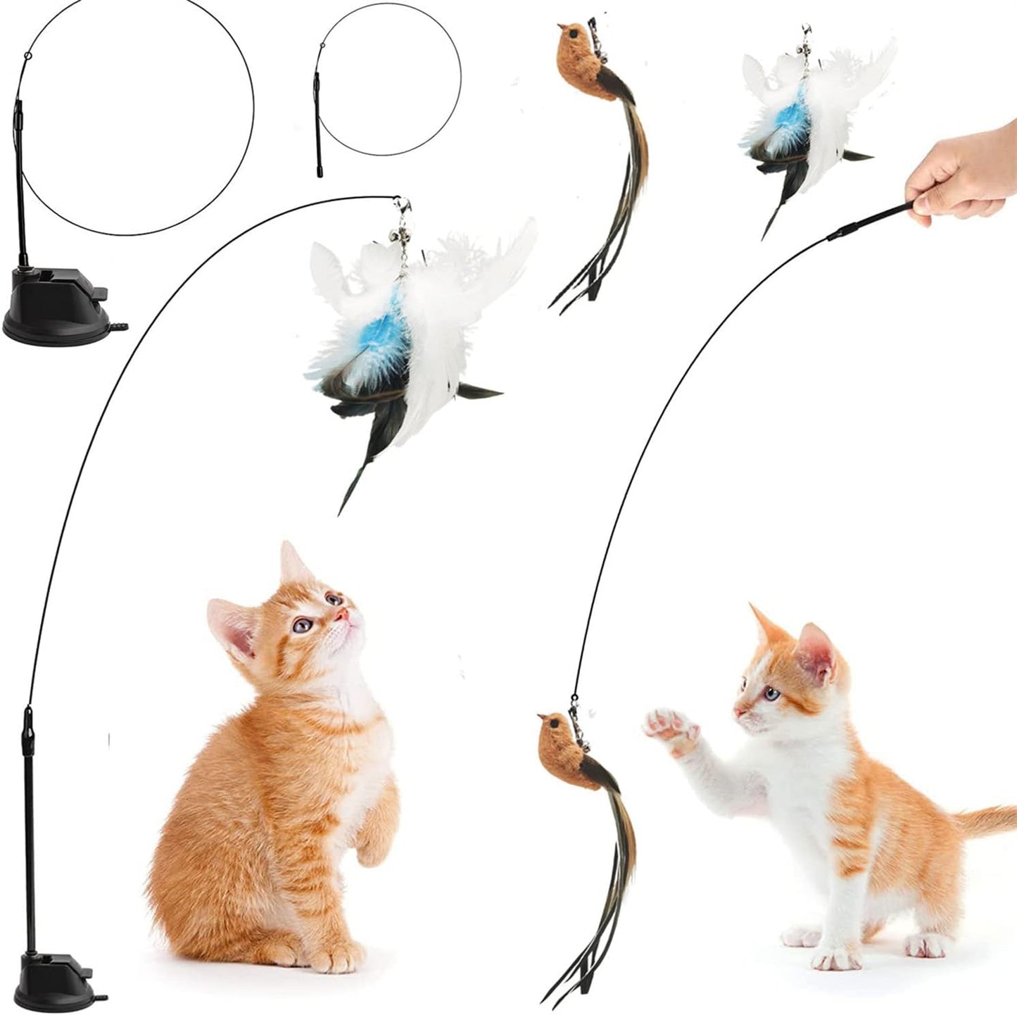 INTERACTIVE BIRD CAT TOY