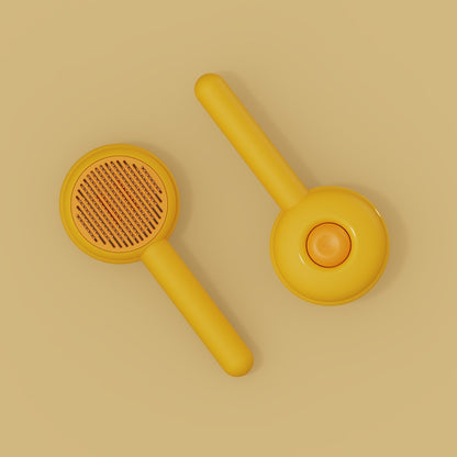 Self-Cleaning pet brush