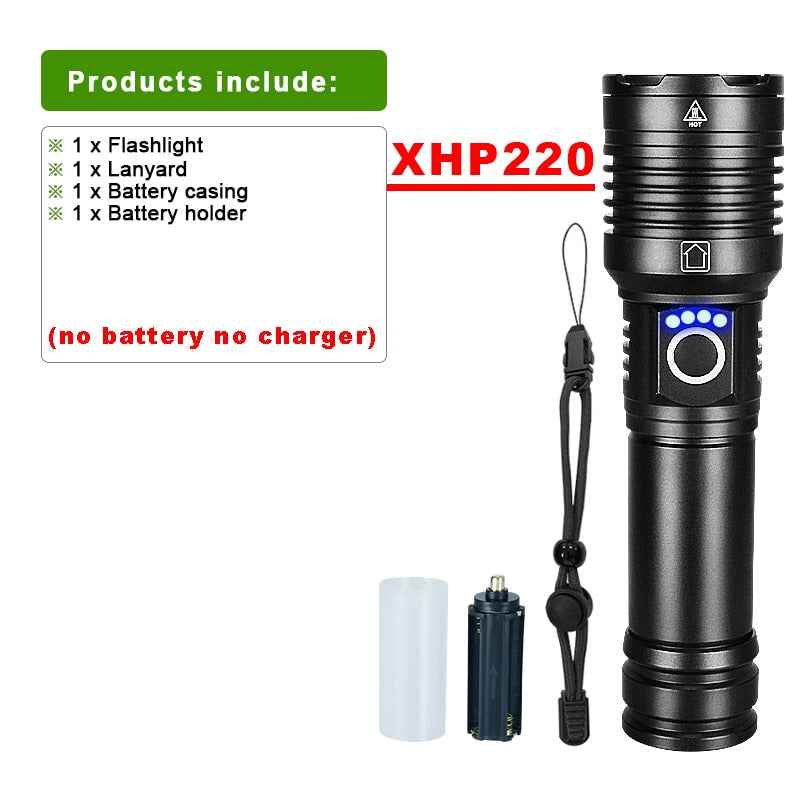 Multifunctional Rechargeable Flashlight