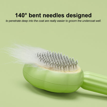 Self-Cleaning pet brush