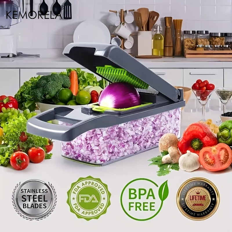 Multifunctional Vegetable Slicer 16 in 1