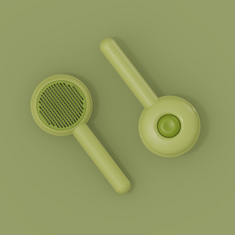 Self-Cleaning pet brush