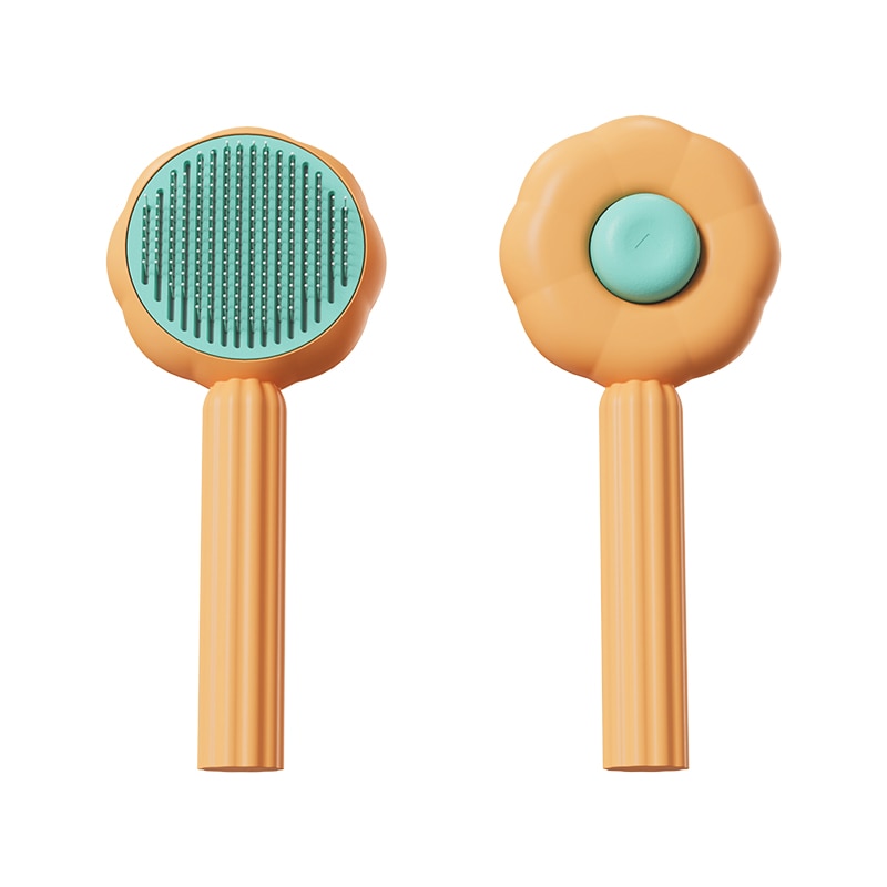 Self-Cleaning pet brush