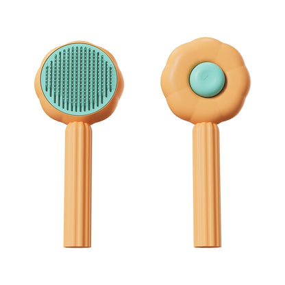 Self-Cleaning pet brush