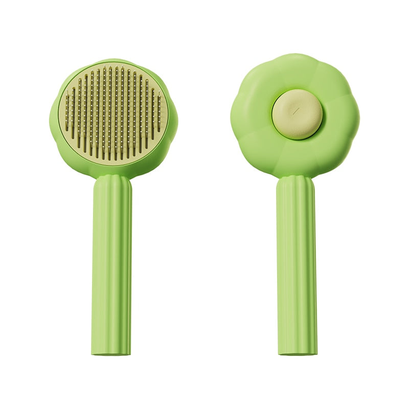 Self-Cleaning pet brush