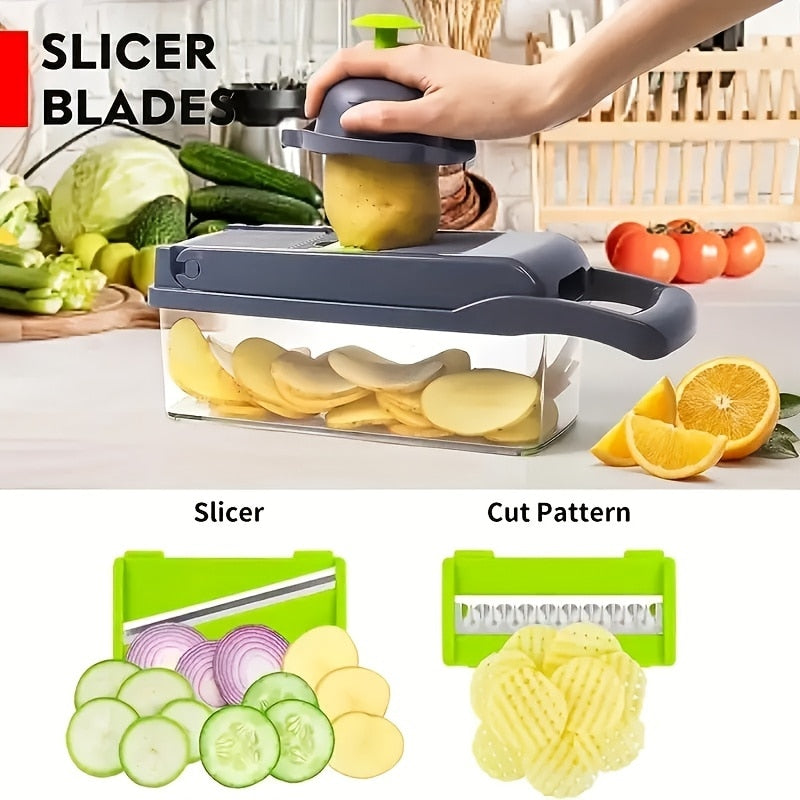 Multifunctional Vegetable Slicer 16 in 1