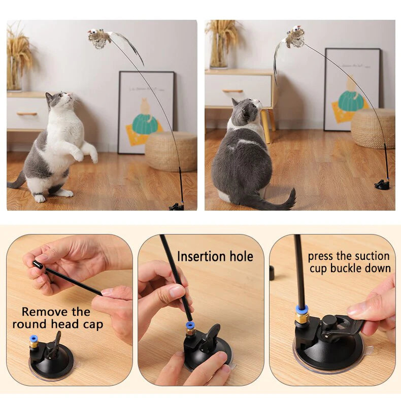 INTERACTIVE BIRD CAT TOY