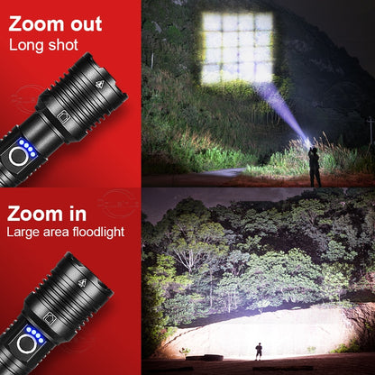 Multifunctional Rechargeable Flashlight