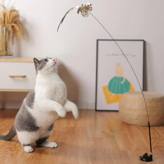 INTERACTIVE BIRD CAT TOY