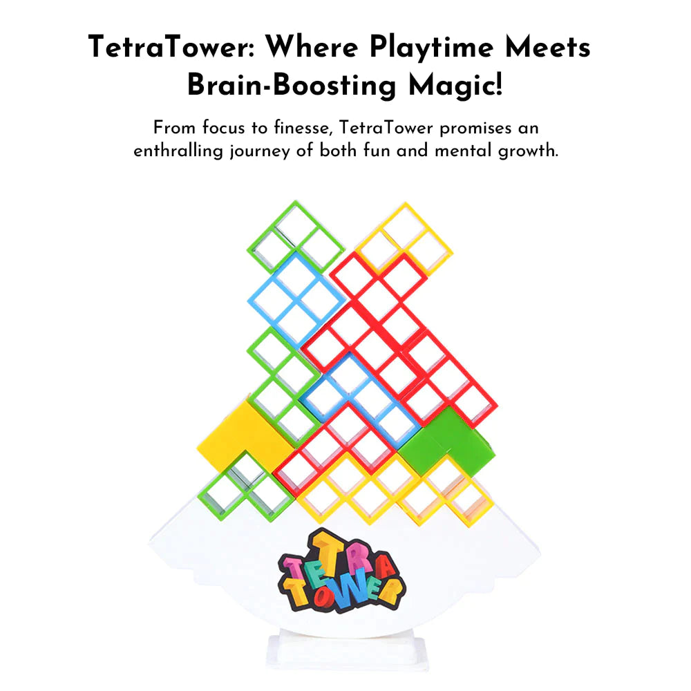 TetraTower Stacking Game