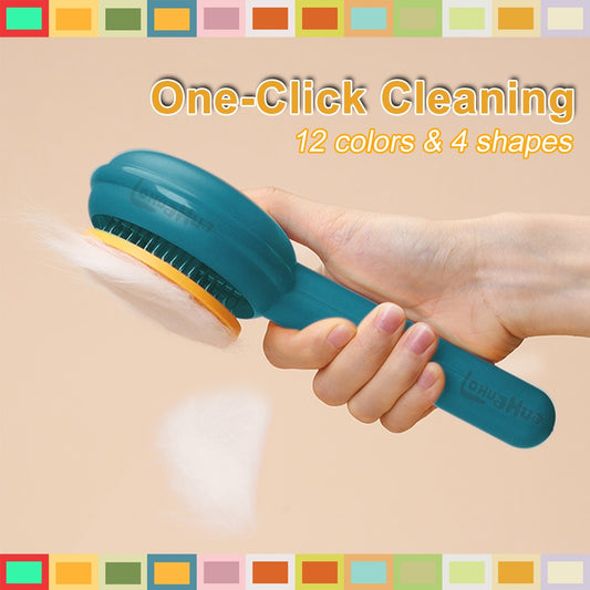 Self-Cleaning pet brush